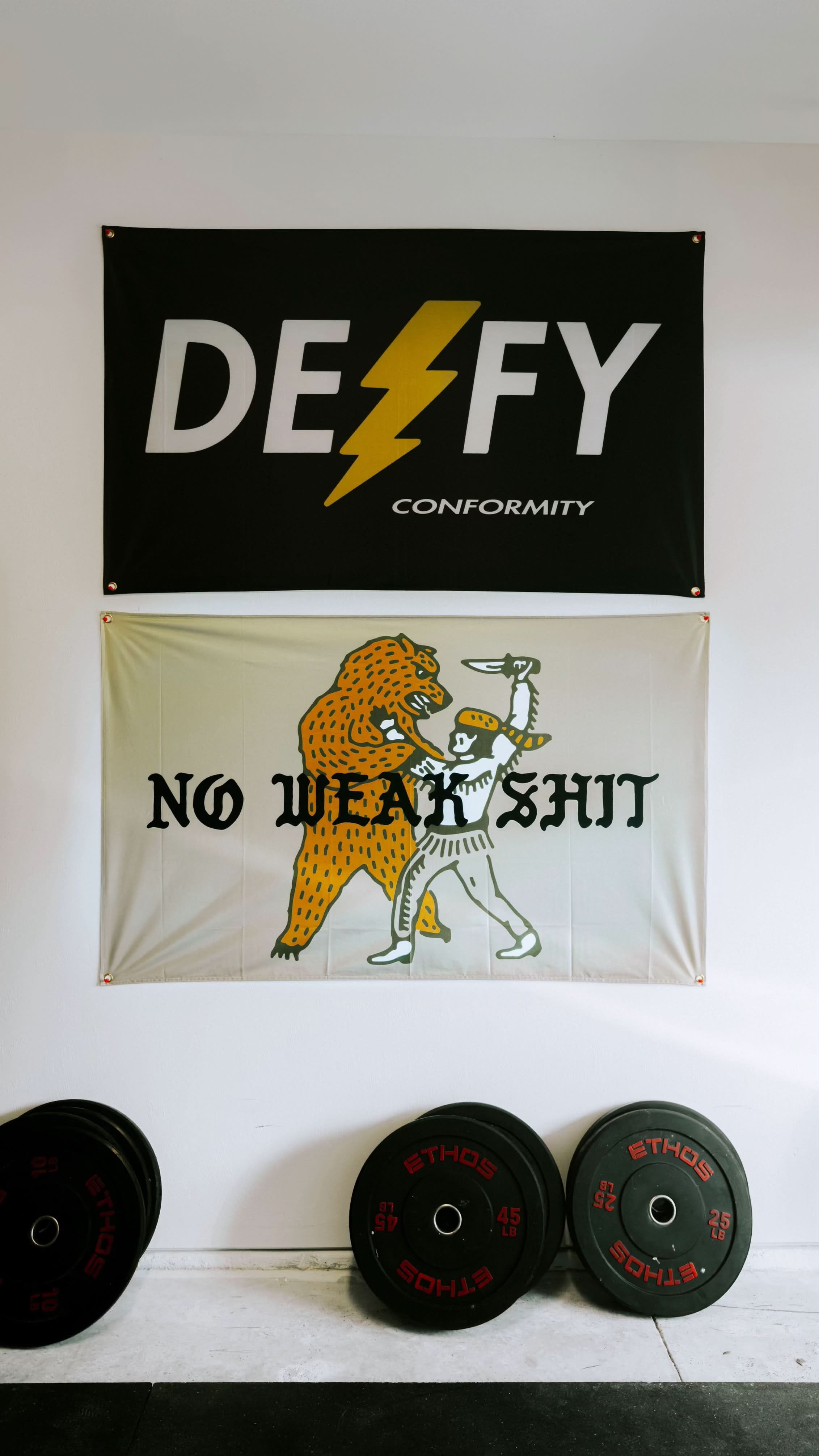 No Weak Shit Flag - We Defy The Norm
