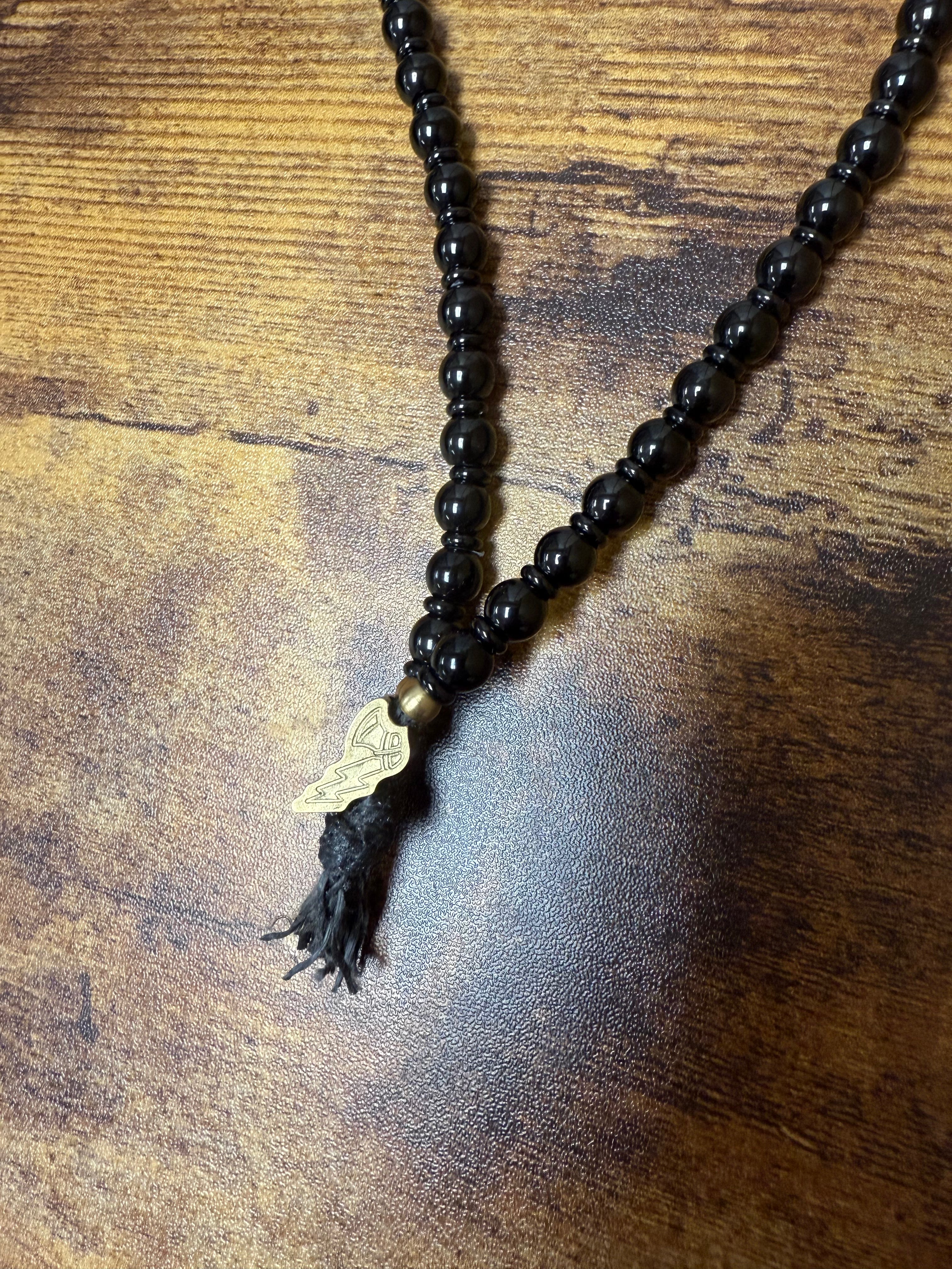 Custom Bolt Tomahawk War Mala - Slim bead