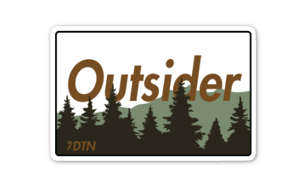 Outsider Vinyl Sticker