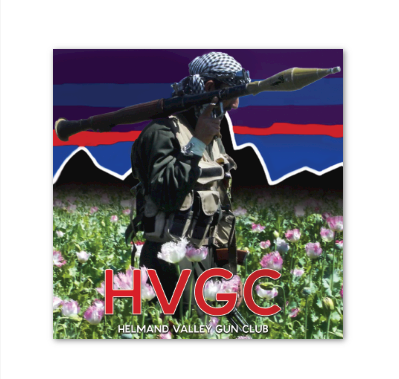 HVGC Vinyl Sticker - Helmand Valley Gun Club