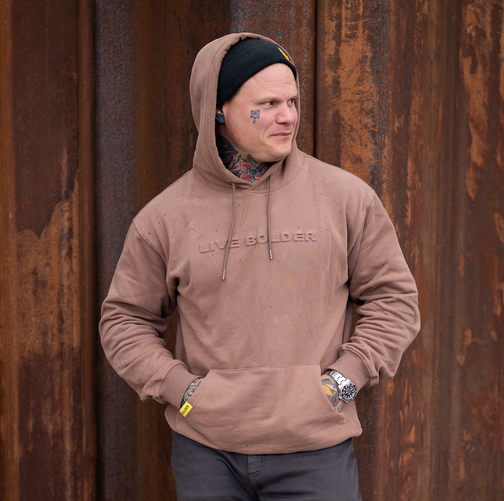 Live Bolder Edition Hoodie CAMEL BROWN