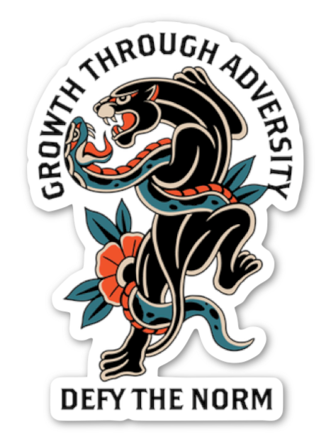 Growth Through Adversity Sticker
