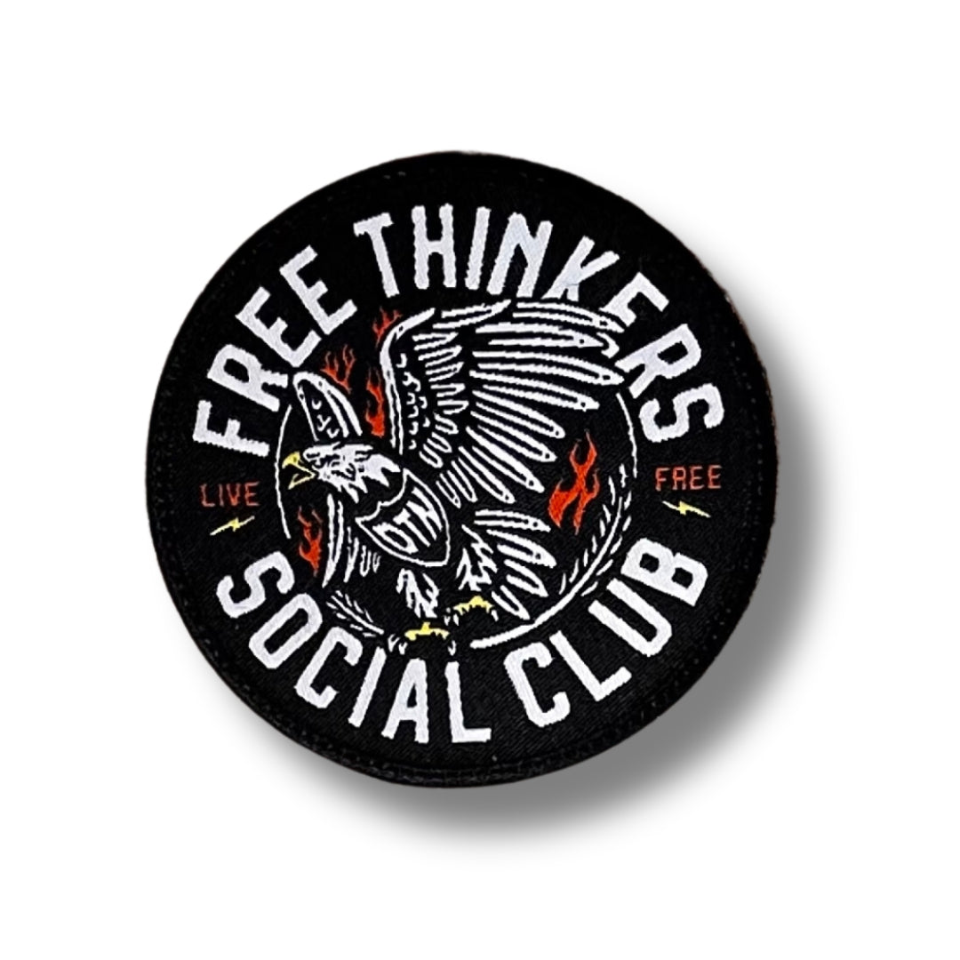Free Thinkers Social Club Velcro Patch
