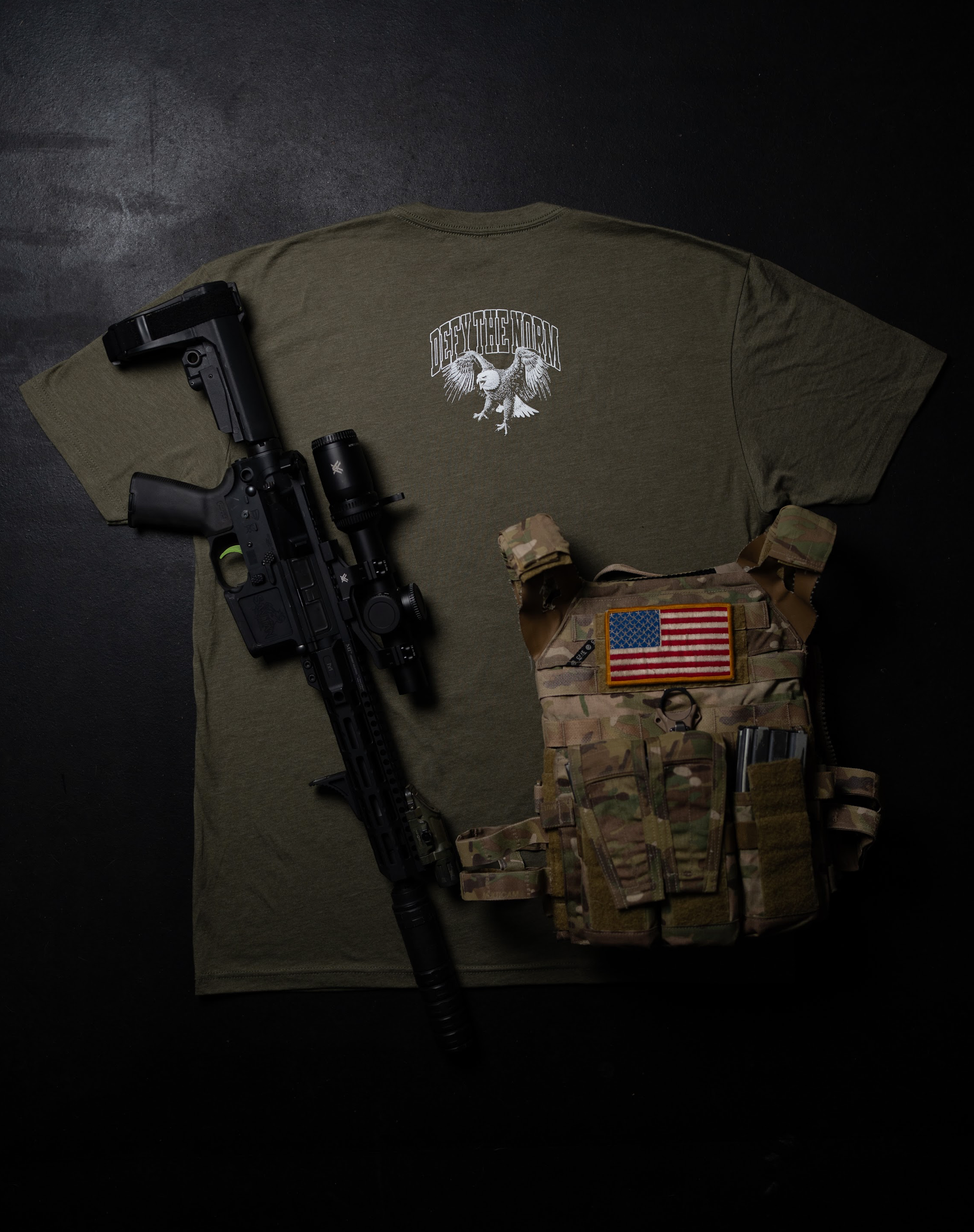 Only The Bold - Military Green - We Defy The Norm