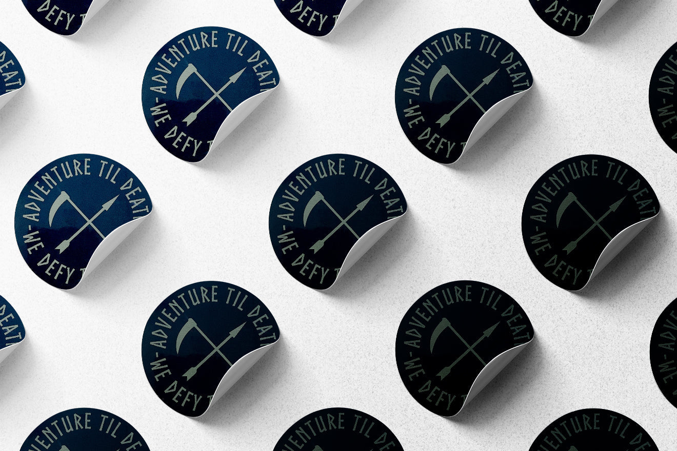 We Defy The Norm Accessories Adventure Til Death Sticker