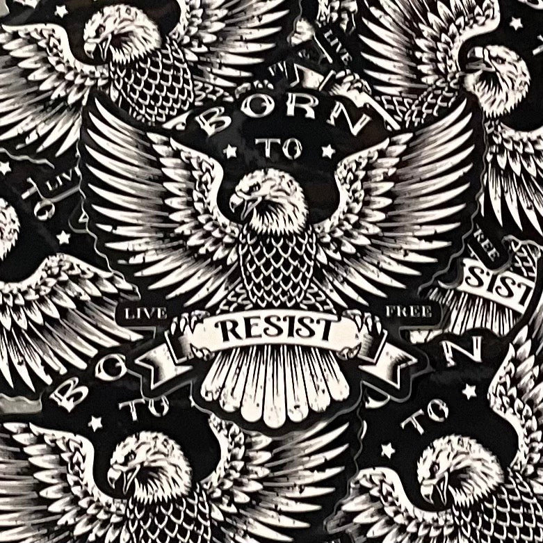 We Defy The Norm Accessories Born To Resist Sticker
