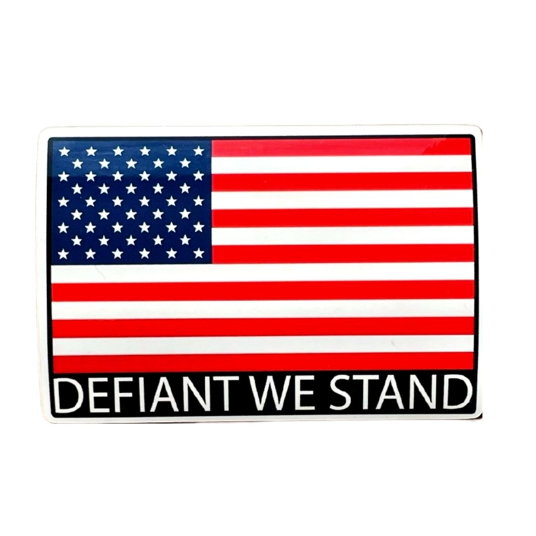 We Defy The Norm Accessories Defiant We Stand Sticker
