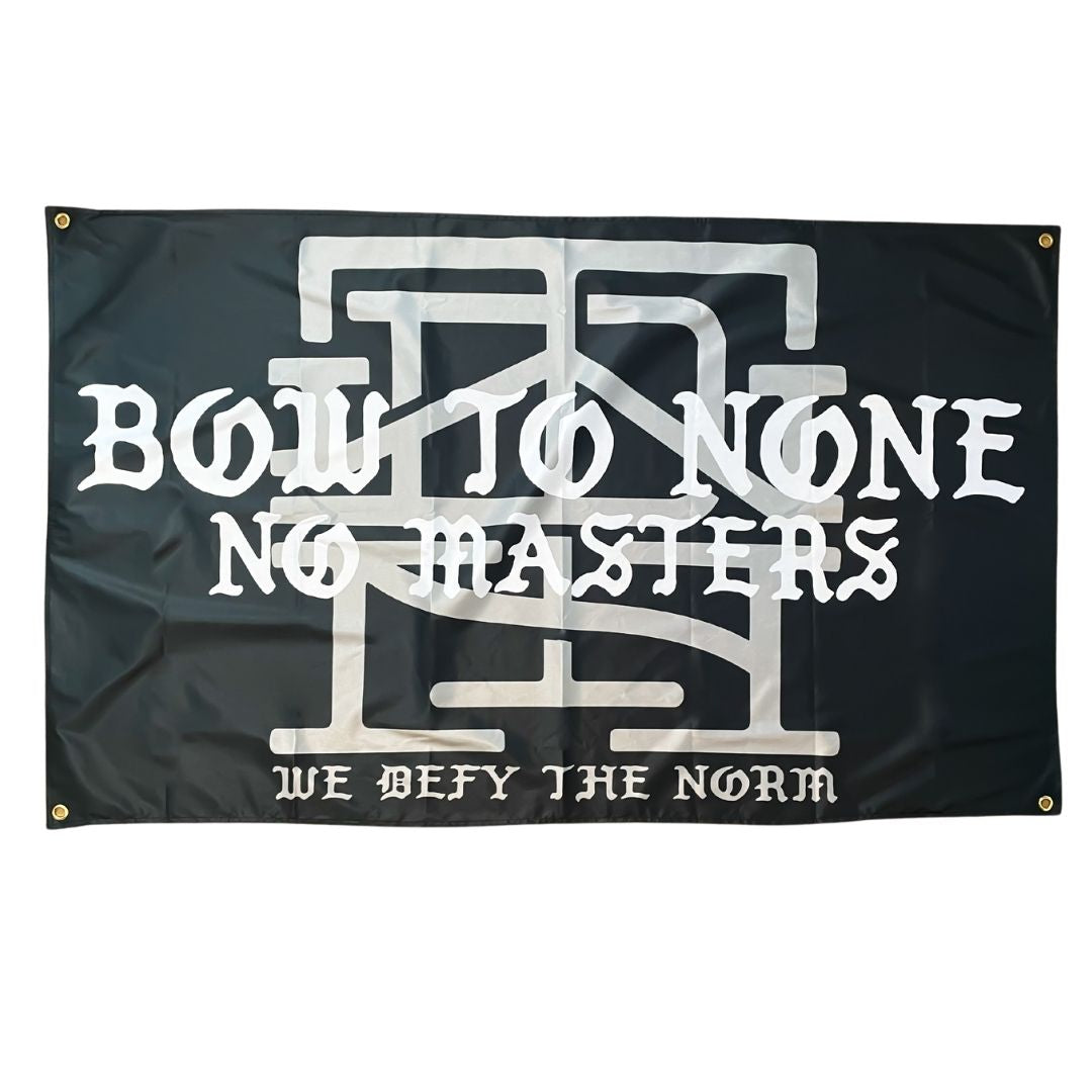 We Defy The Norm Bow To None Flag