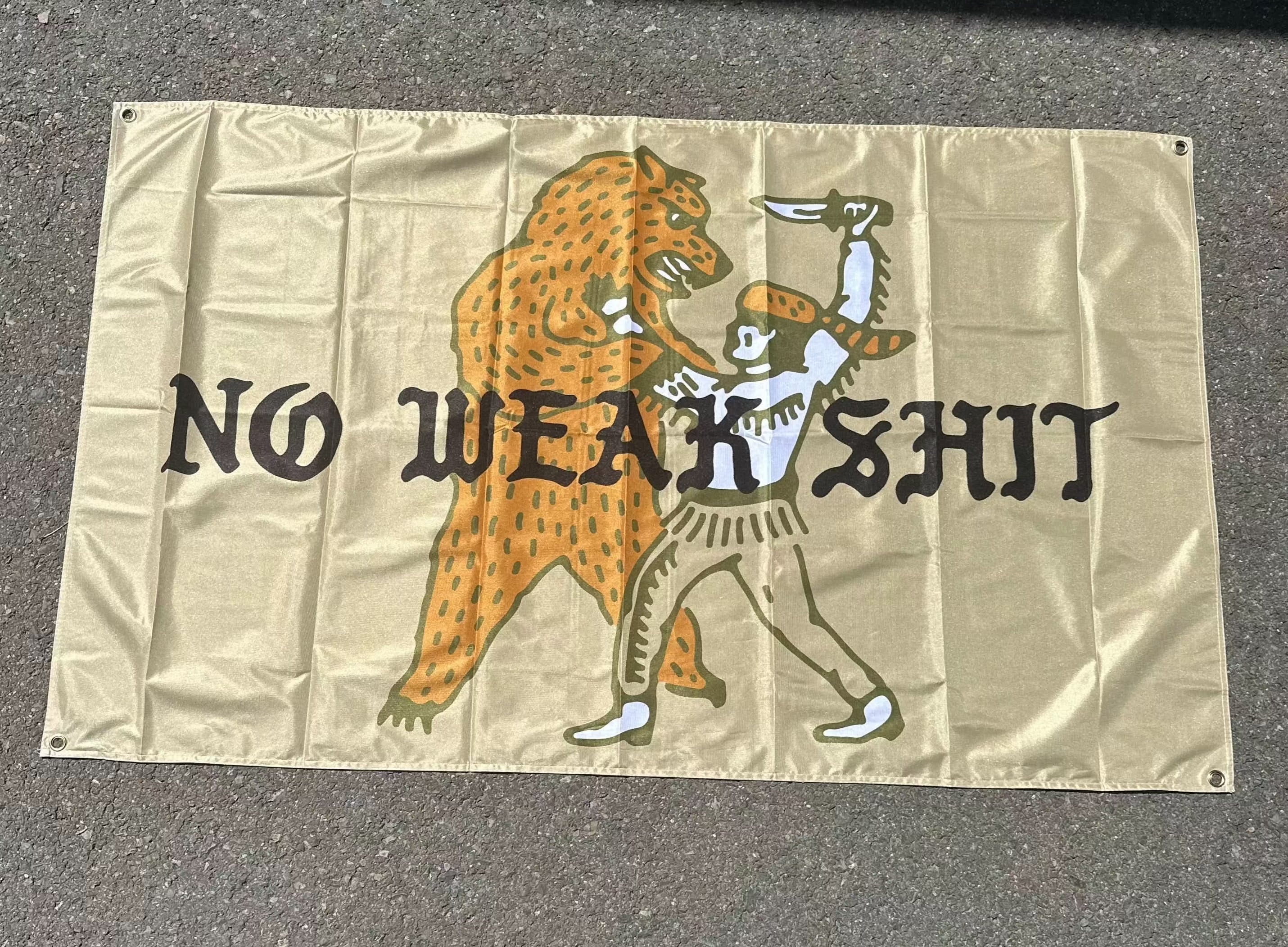 No Weak Shit Flag - We Defy The Norm