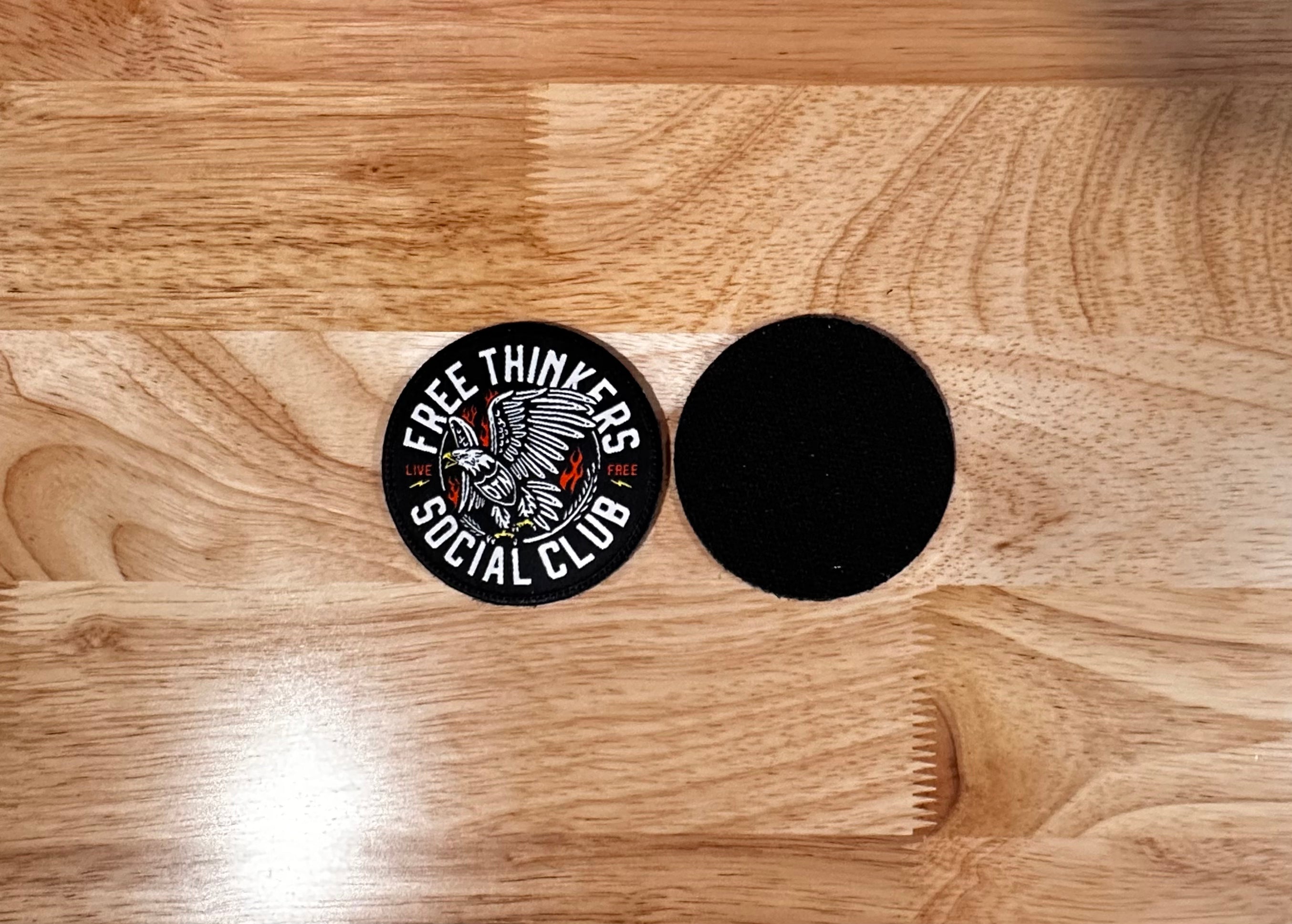 Free Thinkers Social Club Velcro Patch