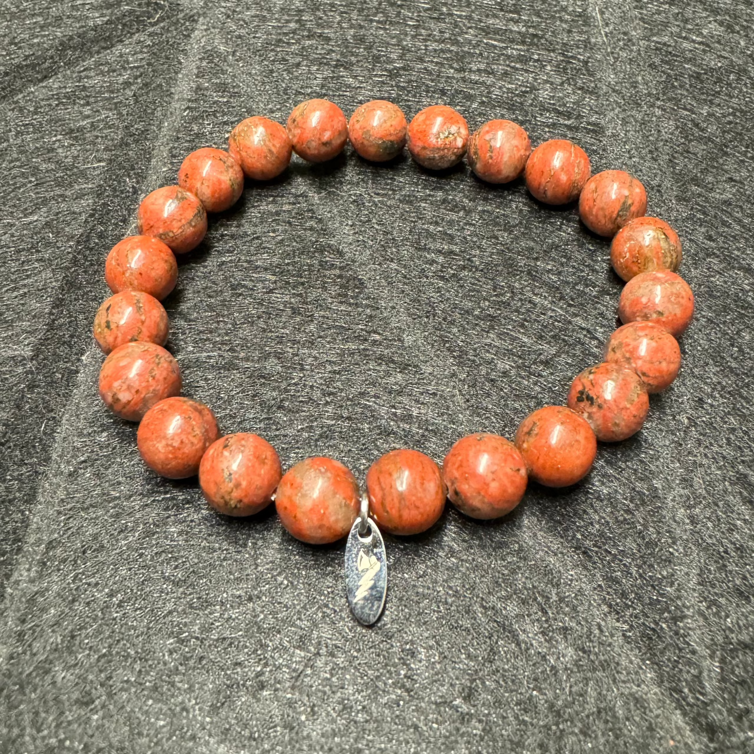 Red Jasper Mala Bracelet