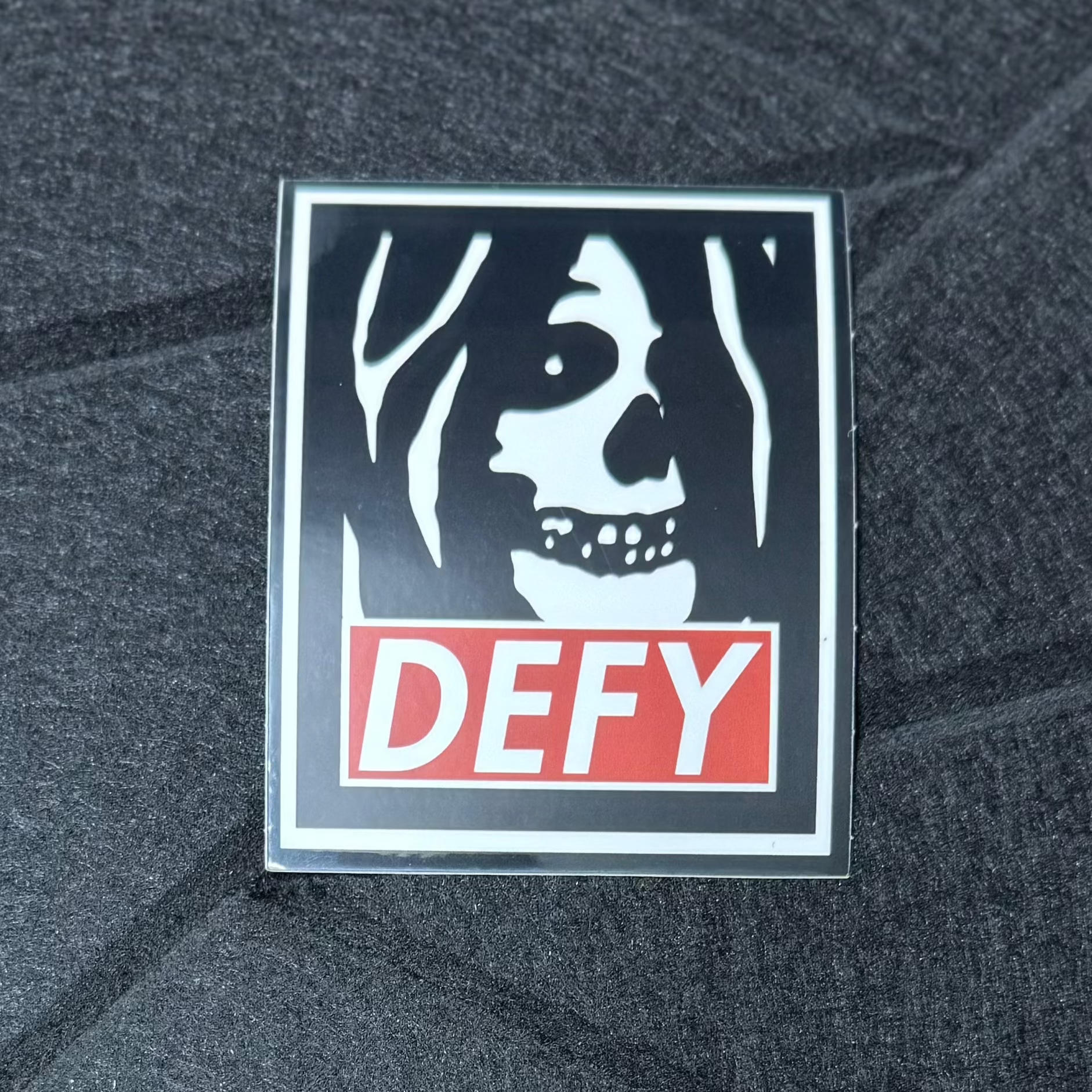 Defy Skull - Vinyl Sticker