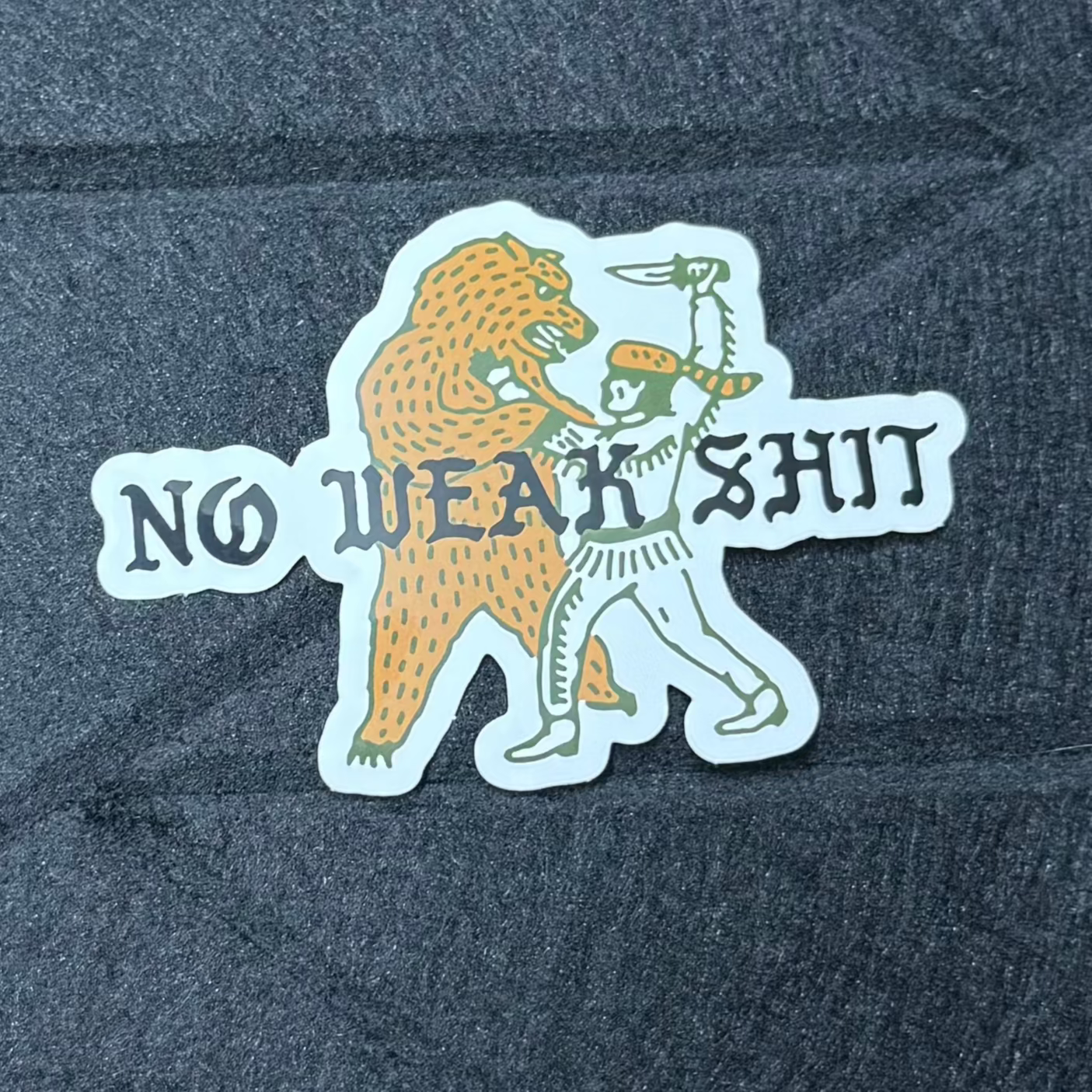 No Weak Shit - Vinyl Sticker