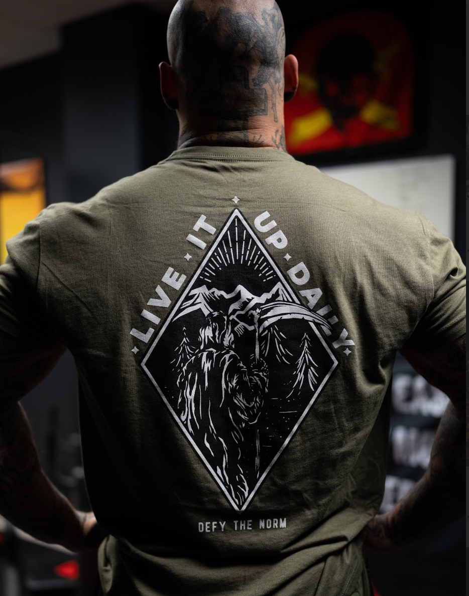 Live It Up Daily - Military Green