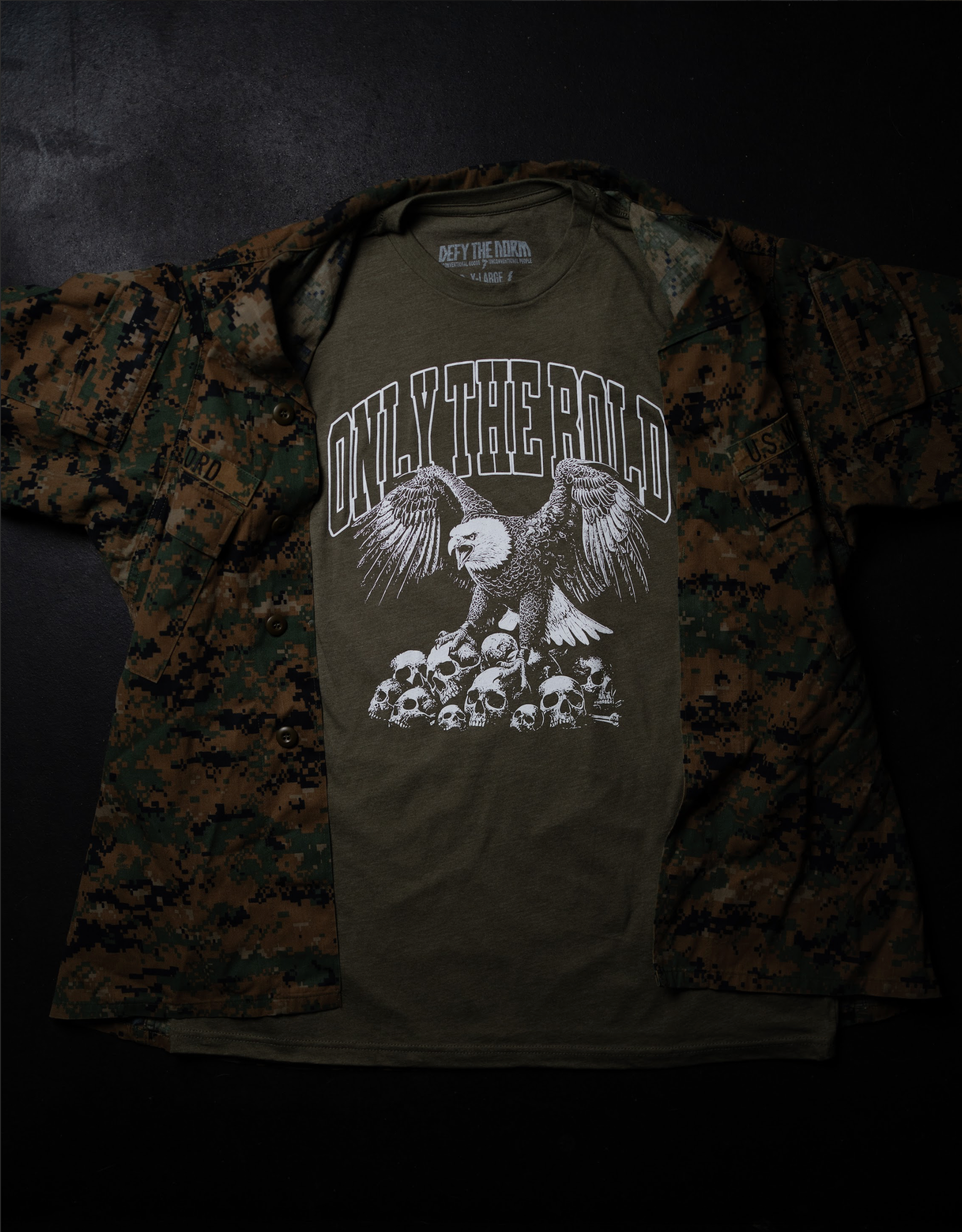 Only The Bold - Military Green