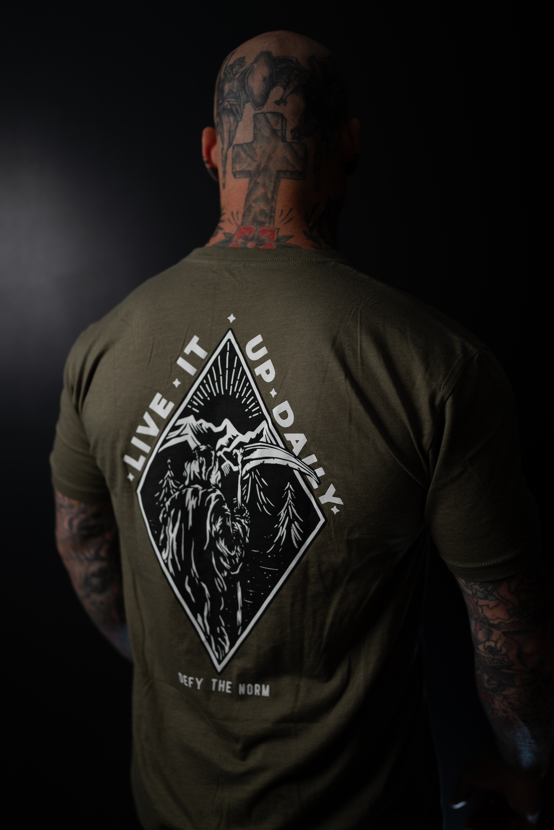 Live It Up Daily - Military Green