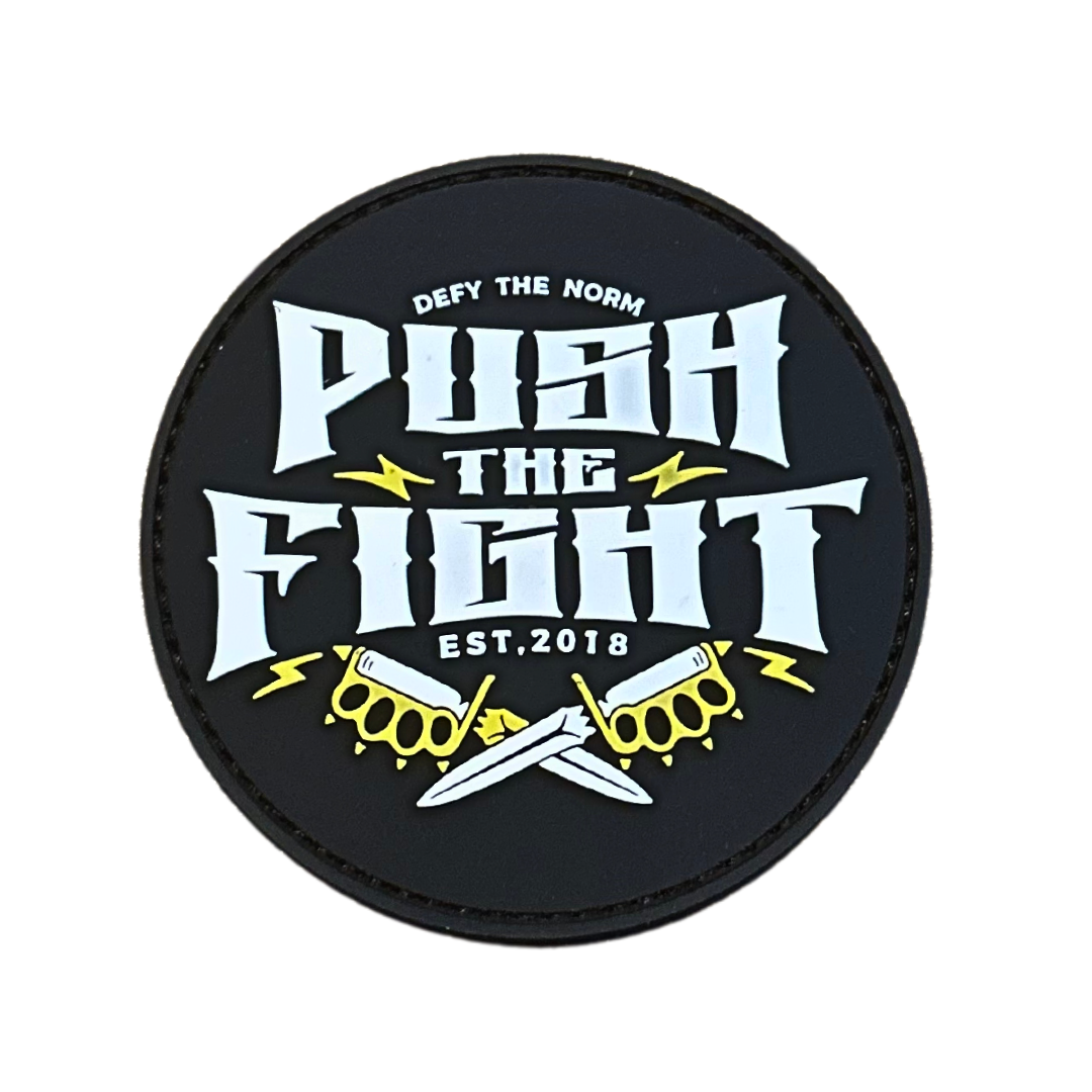 Push The Fight Velcro PVC Patch