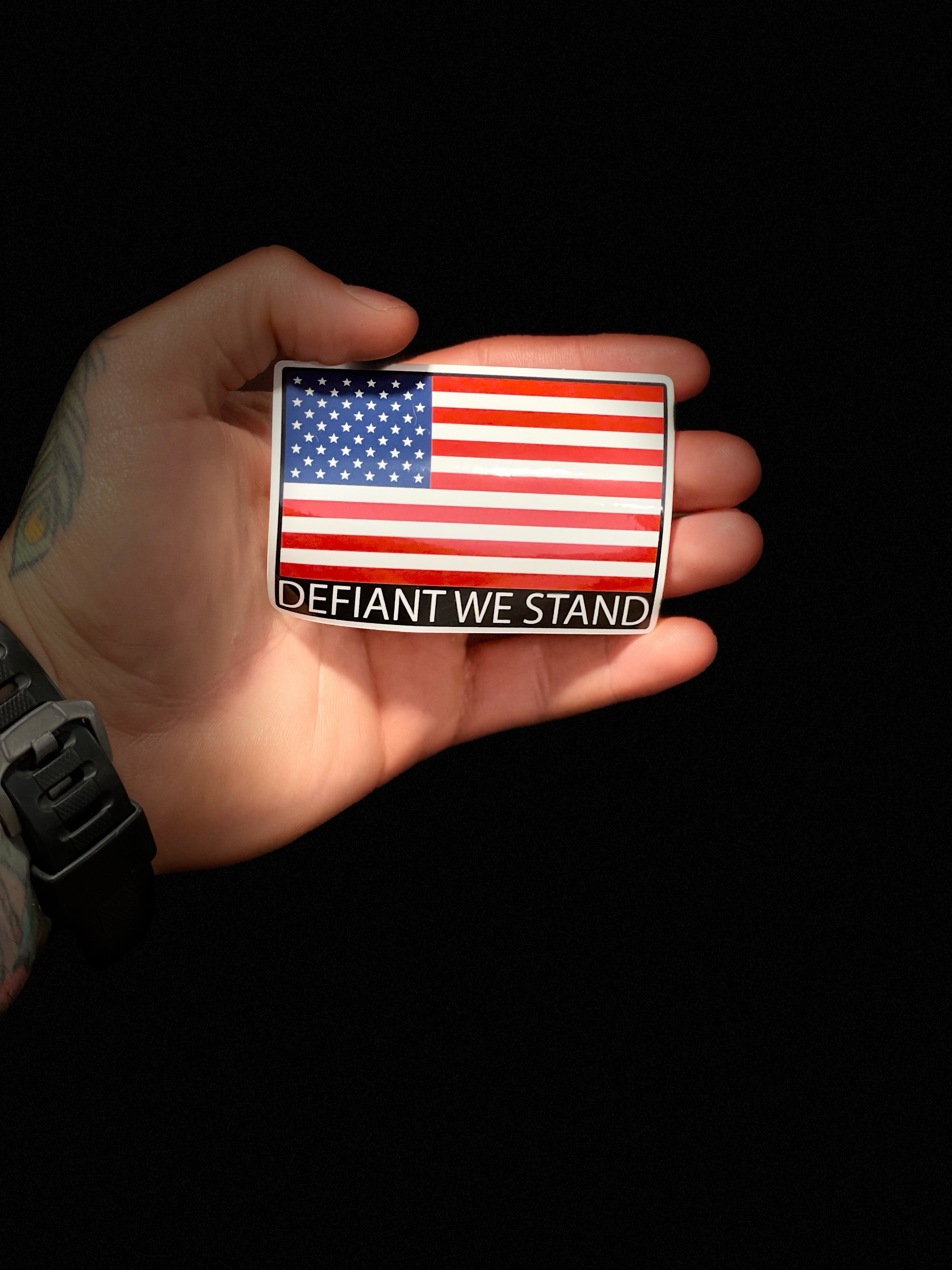 We Defy The Norm Accessories Defiant We Stand Sticker