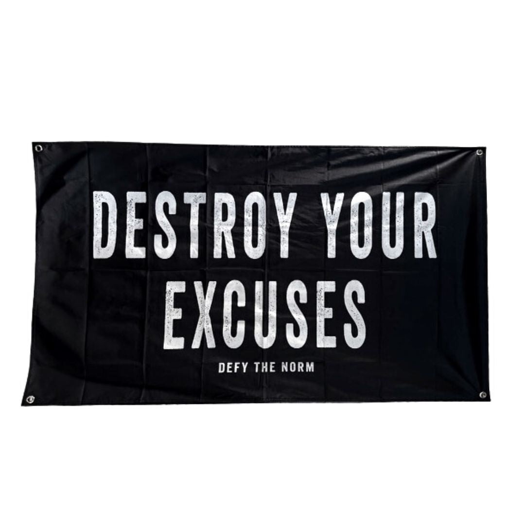 We Defy The Norm Accessories Destroy Your Excuses - Flag