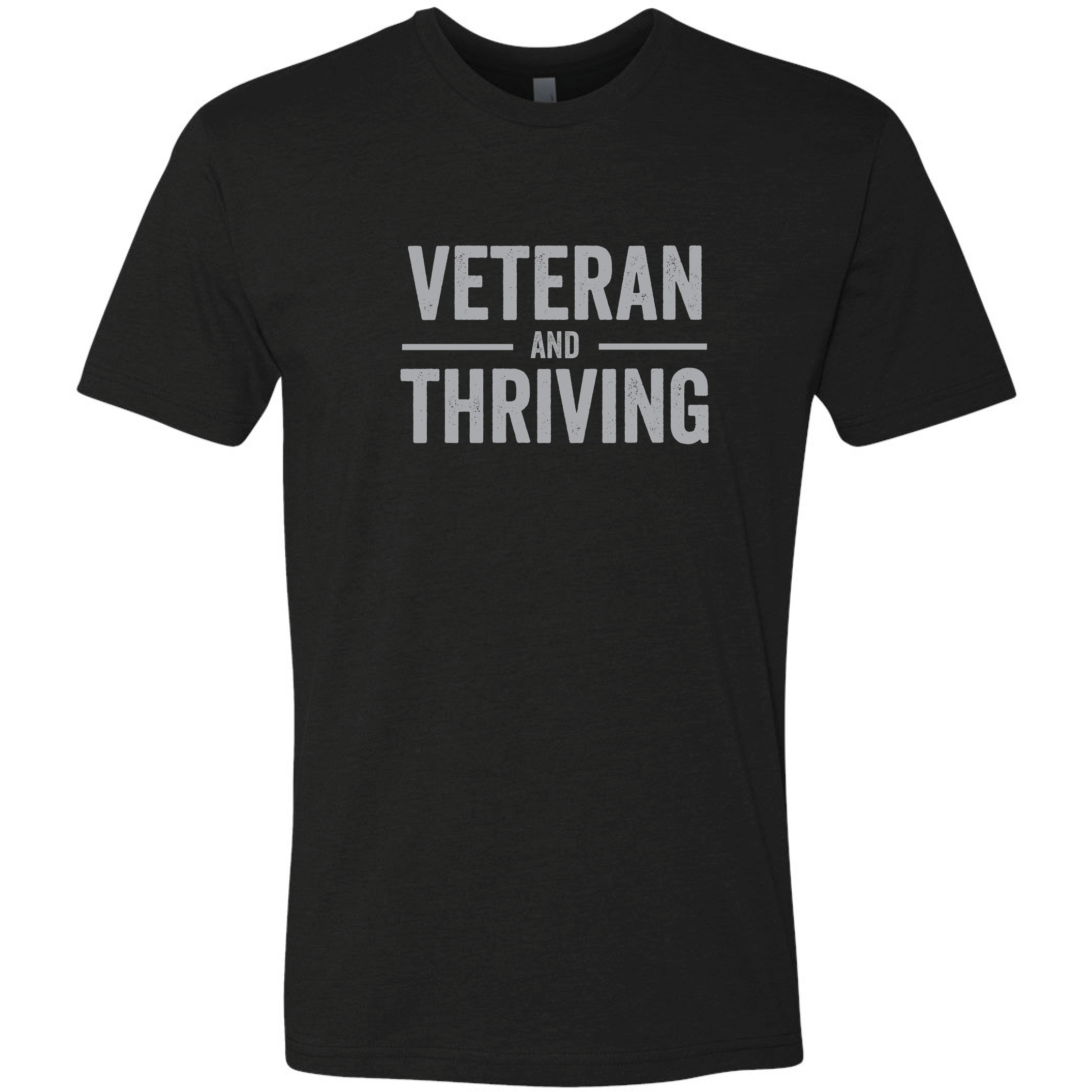 We Defy The Norm Men's Shirt S / Black Veteran + Thriving T-Shirt