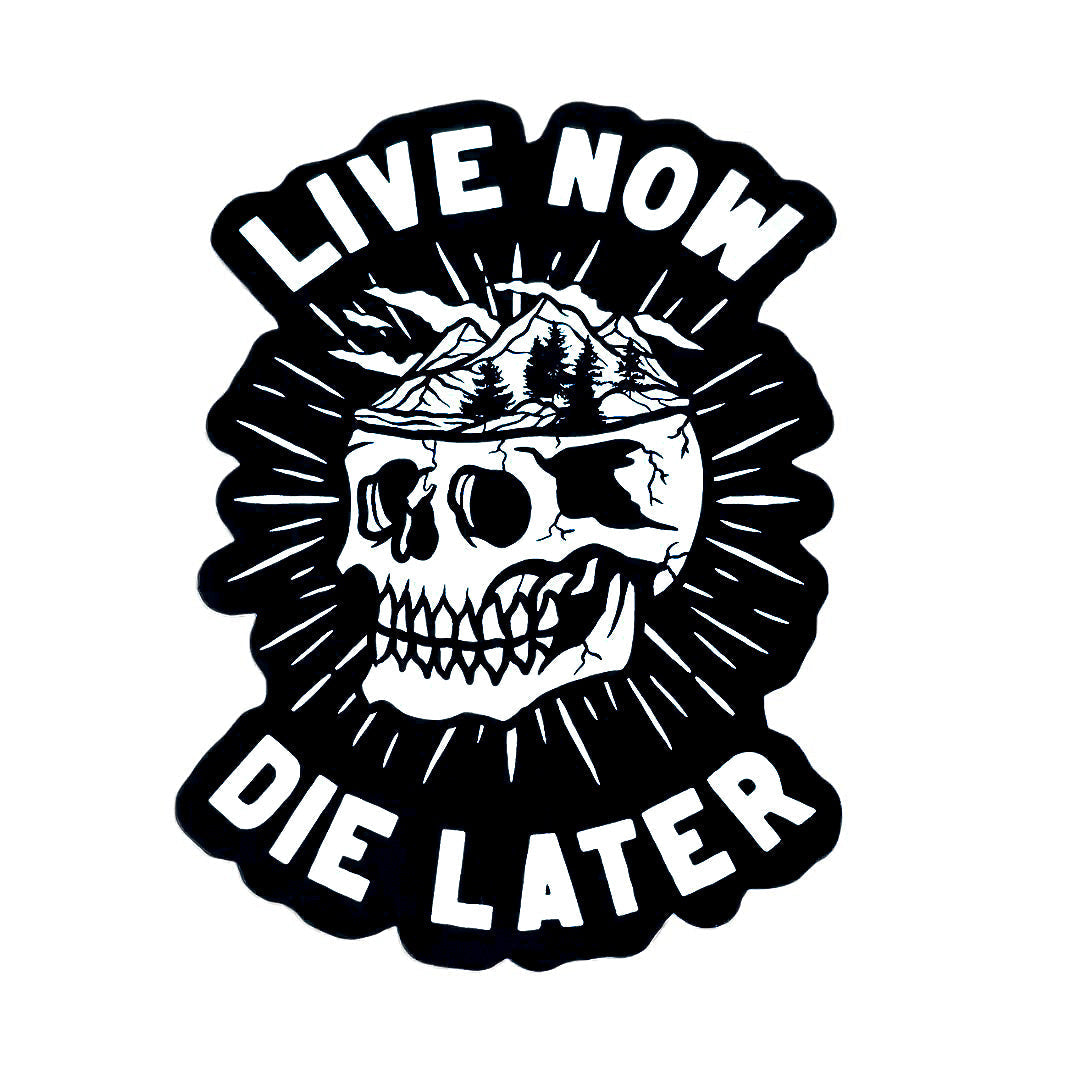 We Defy The Norm Stickers Live Now Die Later - Vinyl Sticker